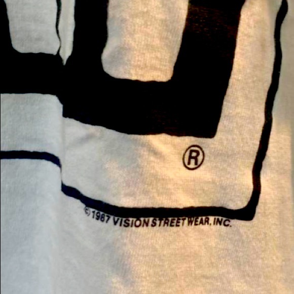 Vision Street Wear vintage 1987 tshirt size men’s large. Authentic! - Picture 4 of 4